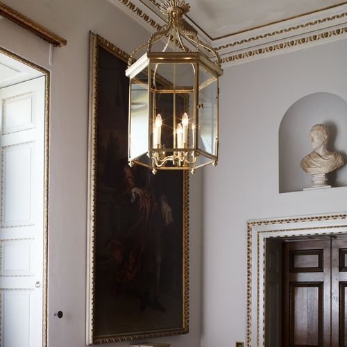 Moderne Laterne - REGENCY HALL - VAUGHAN - Glas / LED / für Außenbereich