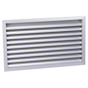 Lüftungsgitter / anodisiertes Aluminium - A10400 - PANOL - rechteckig / zur Außenaufstellung / für Fassaden