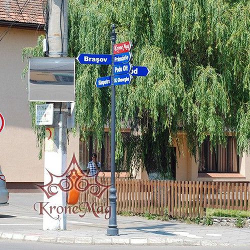 Bodenstehendes Schild - VILLA-INDICO-7 - KRONEMAG MILLENIUM srl - Stahl / Gusseisen / zur Orientierung