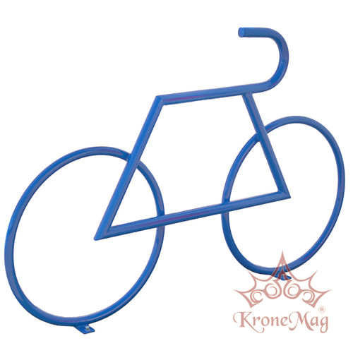 Bodenstehender Fahrradständer - BICYCLE-1 - KRONEMAG MILLENIUM srl - originelles Design / für öffentliche Bereiche / für städtische Bereiche