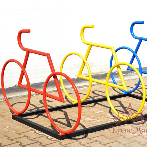 Bodenstehender Fahrradständer - BICYCLE-13 - KRONEMAG MILLENIUM srl - originelles Design / für öffentliche Bereiche / für Universität