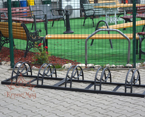 Bodenstehender Fahrradständer - BIKE-5.S - KRONEMAG MILLENIUM srl - für öffentliche Bereiche / für städtische Bereiche / für Parkplätze