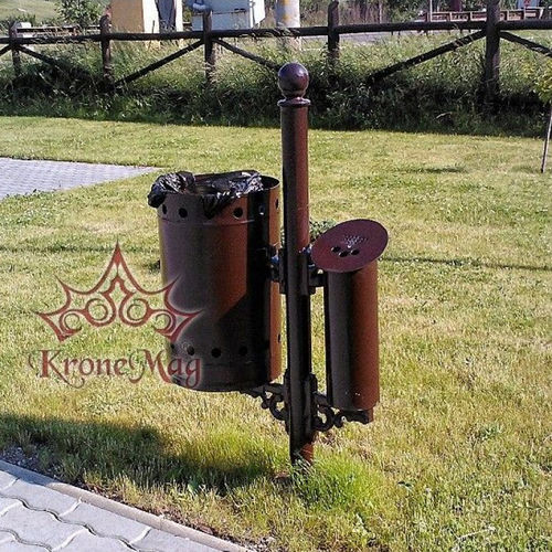 Gusseisen-Abfallbehälter - URBAN 1.S - KRONEMAG MILLENIUM srl - für Außenbereich / bodenstehend / für öffentliche Bereiche