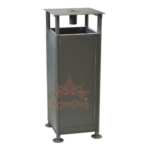 Park-Abfallbehälter - URBAN 27.CS - KRONEMAG MILLENIUM srl - Metall / mit integriertem Aschenbecher / mit Deckel