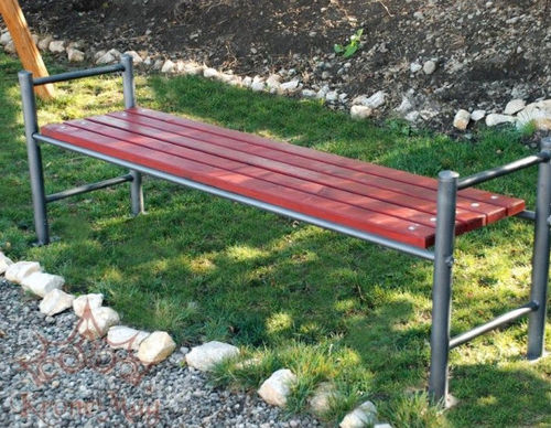 Moderne Bank für den öffentlichen Raum - GOTHENBURG - KRONEMAG MILLENIUM srl - Holz / Metall / ohne Rückenlehne