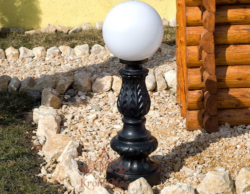 Leuchtpoller für Garten - SI-982.G3 - KRONEMAG MILLENIUM srl - klassisch / Schmiedeeisen