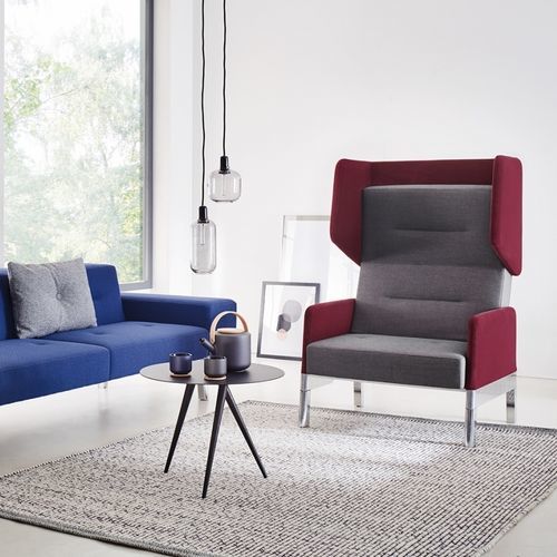 Moderner Sessel - DOCKS - Ophelis - Stoff / Holz / Aluminium
