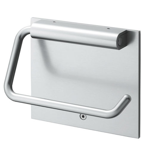 Wandmontierter WC-Rollenhalter - AGAHO S-LINE 43M - WEST inx - Aluminium / für Gewerbegebrauch / für Privatgebrauch