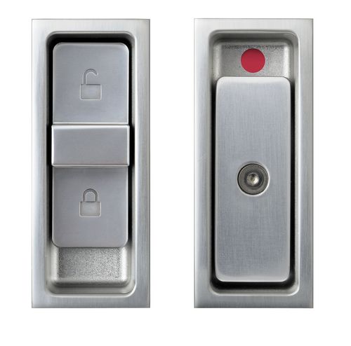 Griff für Schiebetür - Agaho S-line 427L - WEST inx - Aluminium / modern / mit integriertem Schloss