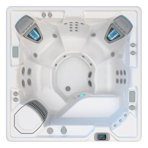 Whirlpool zum Aufstellen - VANGUARD™ - HotSpring® Spas - quadratisch / Sechssitzer / Acryl