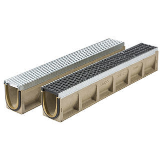 Gitter-Abflussrinne - Multiline Sealin - ACO Building Drainage - Polymerbeton / Stahlgitter / Verkehr