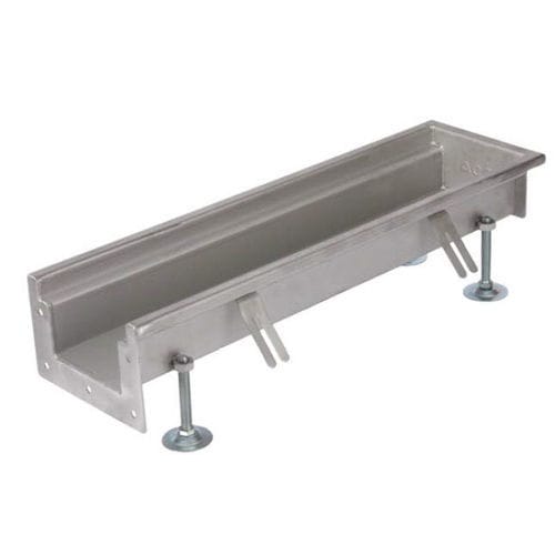 Gitter-Abflussrinne - AS301 - ACO Building Drainage - Schlitz / Edelstahl / für öffentliche Bereiche