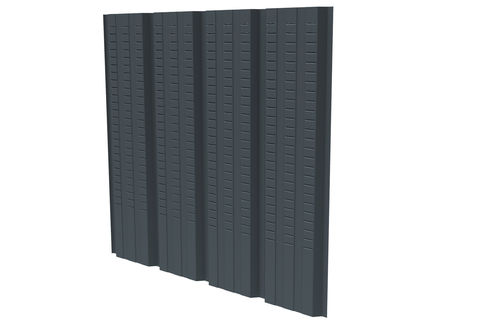 Paneel-Fassadenverkleidung - JI 25-267-1070 avec ventilation - Joris Ide - Stahl