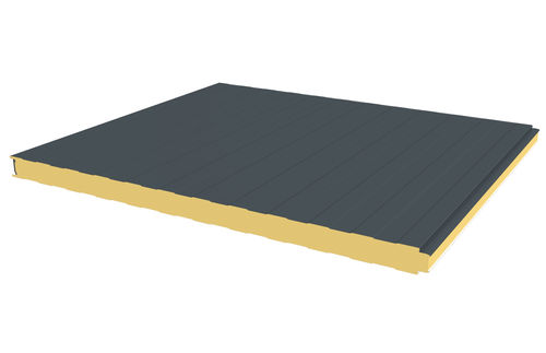 Sandwichpaneel für Fassadenverkleidung - JI WALL PIR LIN&Eacute;AIRE - Joris Ide - einseitig metallbeschichtet / Polyisocyanuratkern PIR