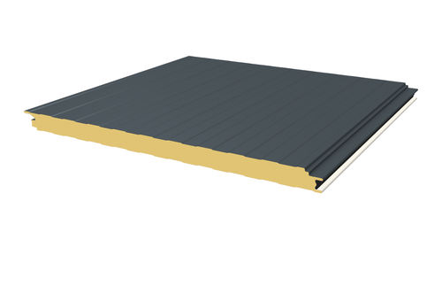 Sandwichpaneel für Fassadenverkleidung - JI WALL 1000FC PIR LIN&Eacute;AIRE - Joris Ide - einseitig metallbeschichtet / Polyisocyanuratkern PIR