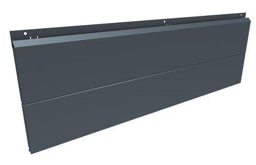 Fassadenverkleidung aus Lamellen - JI GR&Eacute;GALE BR300-BR400-BR500-BR600 - Joris Ide - Metall / gerillt
