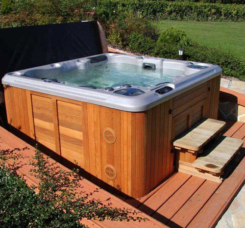 Einbau-Whirlpool - H495 - Clairazur - zum Aufstellen / quadratisch / Viersitzer