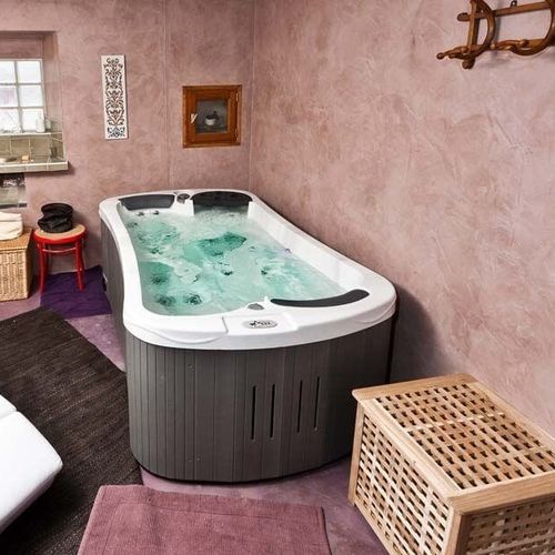 Whirlpool zum Aufstellen - L2 - Clairazur - rechteckig / Zweisitzer / für Außenbereich