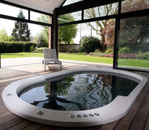 Swim Spa / einbaufähig - PRÉLUDE 430 - Clairazur - oval / nicht angegeben / Viersitzer