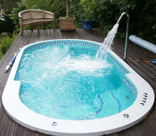 Swim Spa / einbaufähig - Attitude 480 - Clairazur - oval / Viersitzer / Mosaik
