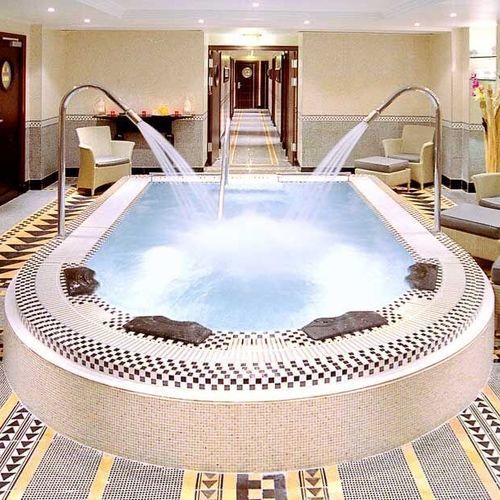 Einbau-Whirlpool - Hydrospa III - Clairazur - andere Formen / 10 Plätze / Mosaik