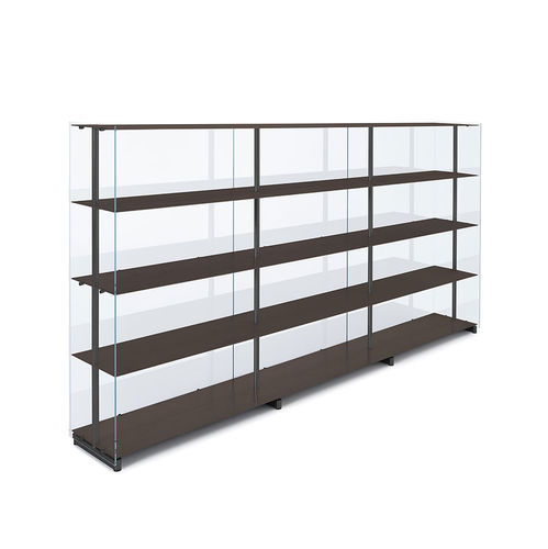 Modul-Bücherregal - Red Baron - Knoll international - hoch / Trennwand / modern