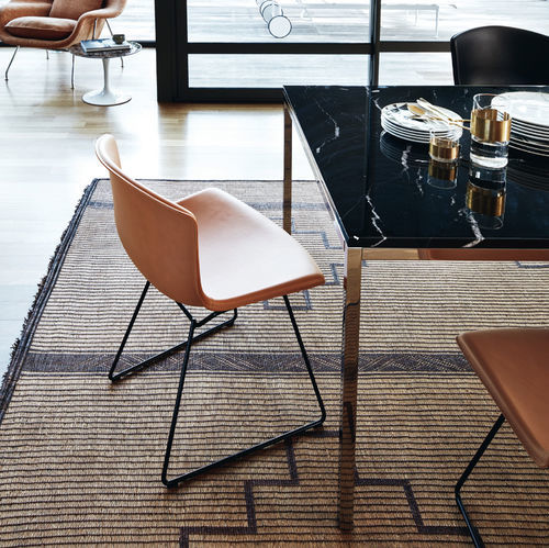 Moderner Esszimmerstuhl - SIDE  - Knoll international - für den Innenraum / Kunststoff / Bronze