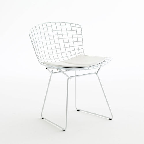 Moderner Stuhl - 1952 - Knoll international - für Außenbereich / Kunststoff / Stahl