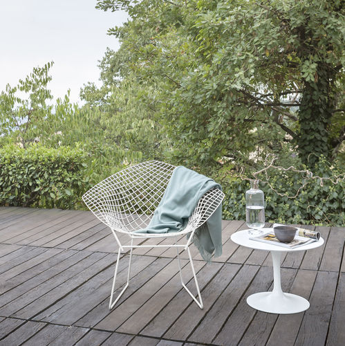 Moderner Stuhl - DIAMOND - Knoll international - für Außenbereich / Vinyl / Stahl