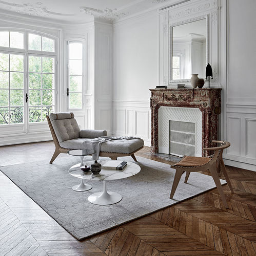 Moderne Liege - KLISMOS  - Knoll international - Stoff / Leder / Eiche