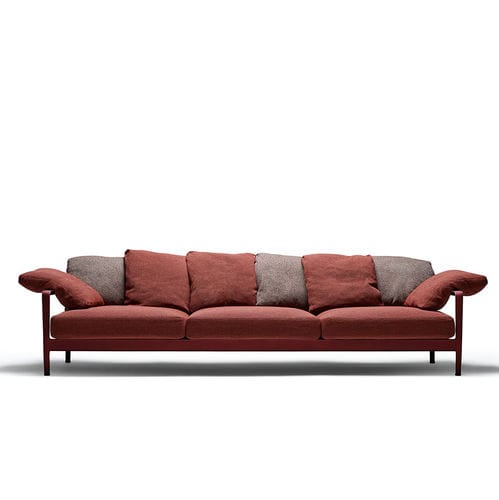 Modulsofa - Lissoni - Knoll international - modern / für Außenbereich / Stoff