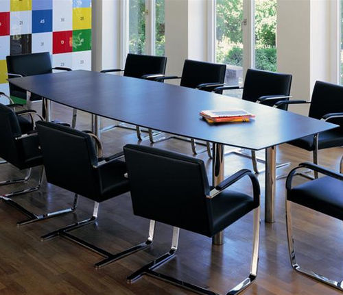 Moderner Besprechungstisch - Knoll international - Holzfurnier / Eiche / Buche