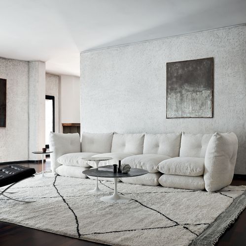 Modulsofa - Perron Pillo  - Knoll international - modern / Stoff / mit Armlehnen