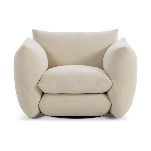 Moderner Sessel - PERRON PILLO - Knoll international - weiß / Contract / drehbar