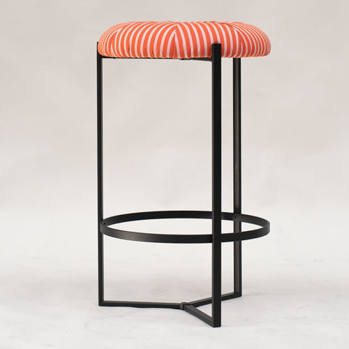 Barhocker / minimalistisches Design - KUMA S15B - GHYCZY - Stoff / Gestell aus Metall / mit 3 Beinen