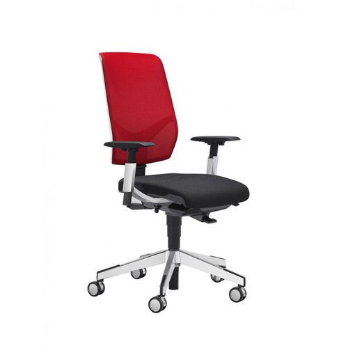 Moderner Bürostuhl - 68 - Stoll Giroflex - Netz / Stoff / Polster
