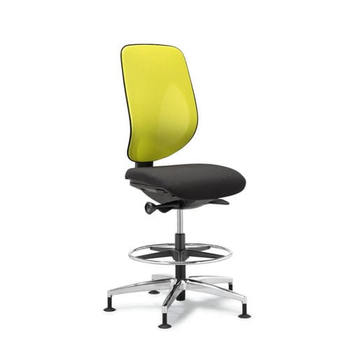 Stoff-Arbeitshocker - 353 - Stoll Giroflex - regelbar / drehbar / Polster