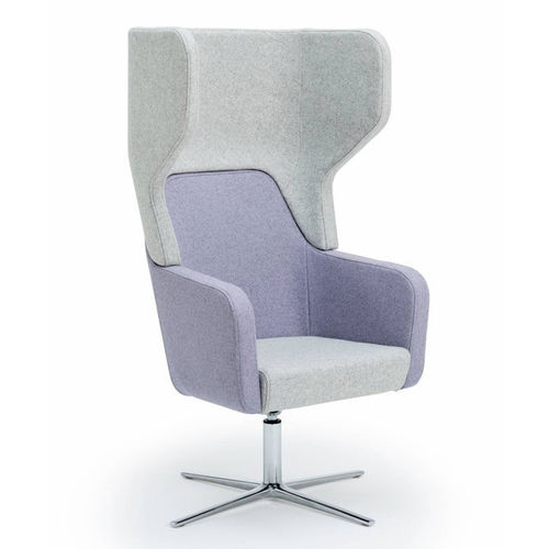 Moderner Besuchersessel - HARC TUB - Four Design - Stoff / Ohren / mit Kopfstütze