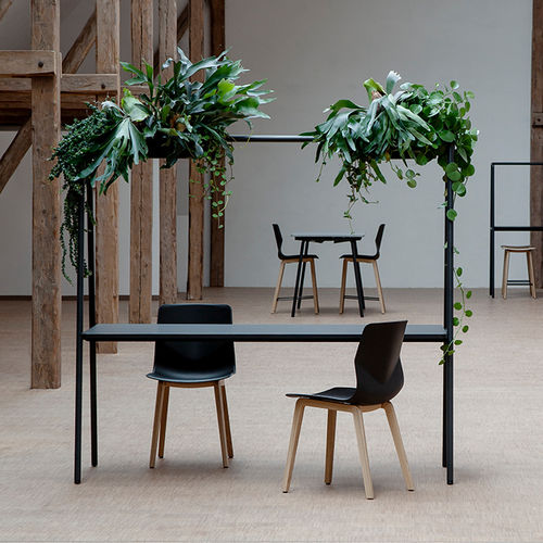 Moderner Tisch - FOURREAL&reg; A - Four Design - Laminat / Gestell aus Aluminium / rechteckig