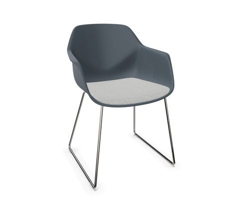 Moderner Besucherstuhl - FOURME&reg; 88 - Four Design - für den Innenraum / Stahl / Bio-Komposit