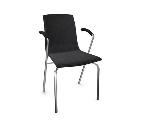 Moderner Besucherstuhl - G2 - Four Design - für den Innenraum / Stoff / Polster