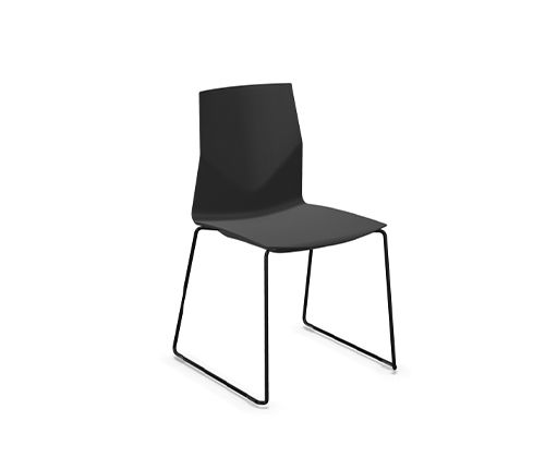 Moderner Besucherstuhl - FOURCAST&reg;2 LINE ECO - Four Design - für den Innenraum / Polypropylen / Recyclingkunststoff