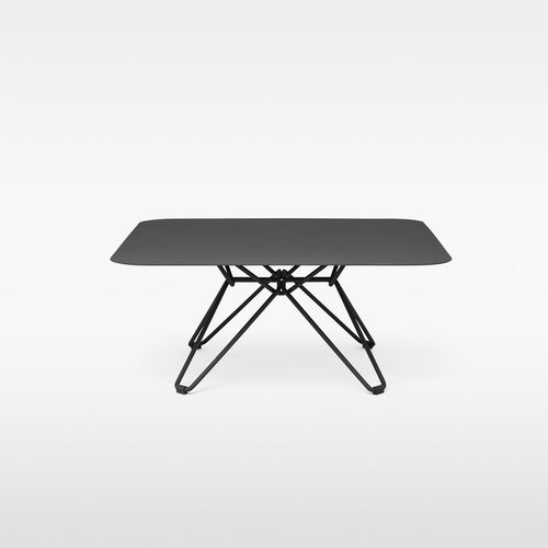 Moderner Couchtisch - TIO - Massproductions - galvanisiertem Stahl / Laminat / rund