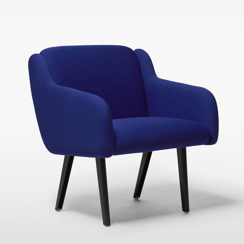 Moderner Sessel - ANYWAY - Massproductions - Stoff / individuell gestaltbar / blau