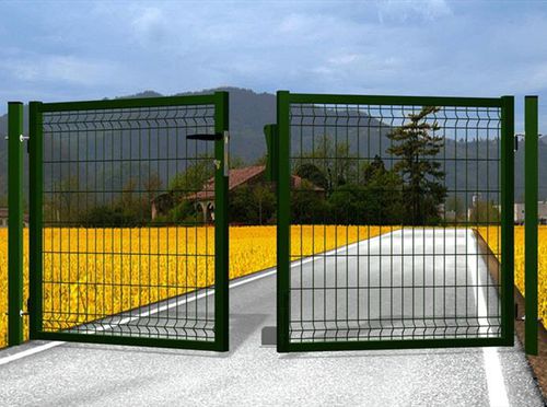 Einflügeliges Tor - Lario - Ferro Bulloni - galvanisiertem Stahl / geschweißter Maschendraht / für Privatgebrauch