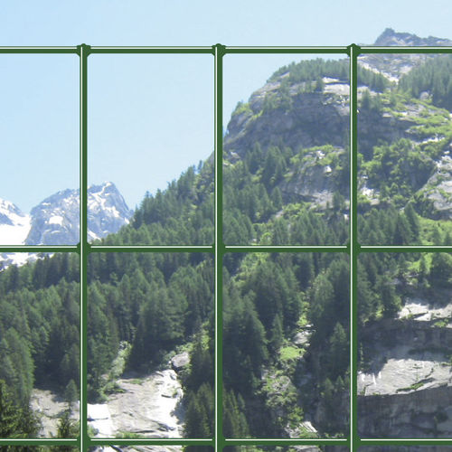 Zaun / geschweißter Maschendraht - EXECUTIVE STANDARD ECO - Ferro Bulloni - Garten / galvanisiertem Stahl / rechteckig