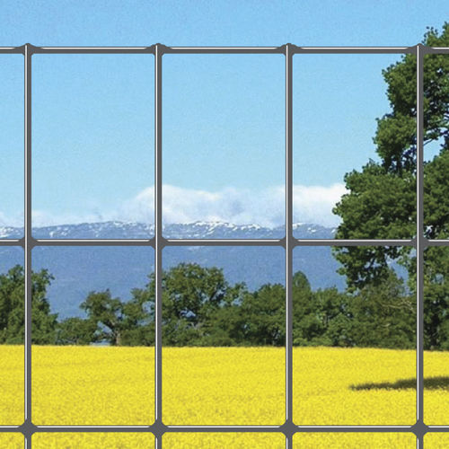 Zaun / geschweißter Maschendraht - EXECUTIVE - Ferro Bulloni - Garten / Zink / rechteckig
