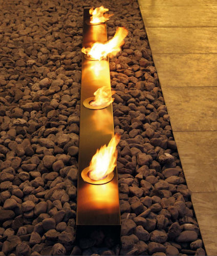 Runde Bioethanol-Brennkammer - CIRCULAR - AcquaFuoco
