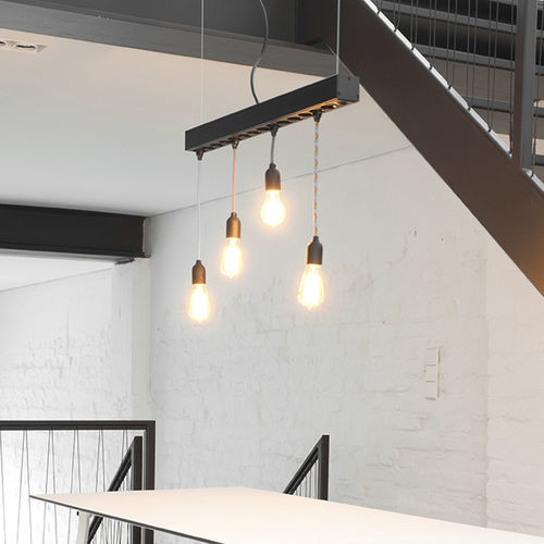 Hängelampe - HANG JACK  - MYKILOS - anodisiertes Aluminium / modern / mit Kabel