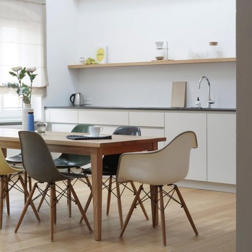 Moderne Küche - EK - MYKILOS - Holz / mittelgroß / ohne Griff